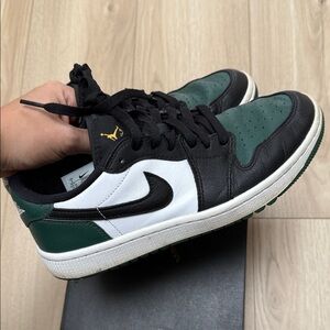 Nike Jordan 1 low g golf shoes green size 7M / 8.5W